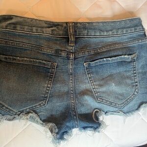 Express low rise cutoff Jean shorts